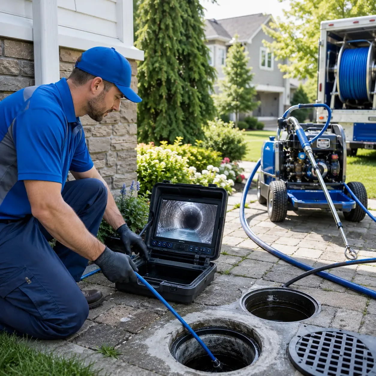 Outdoor drain cleaning professionals serving Clifton, NJ